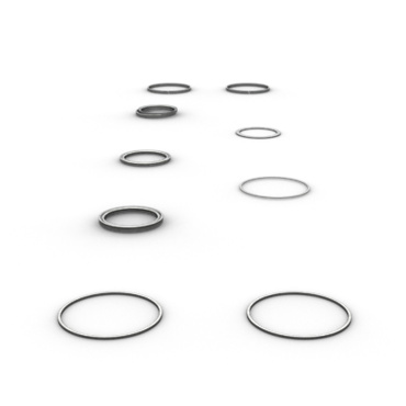 388-0400: Hydraulic Cylinder SEAL KIT - STANDARD SIZE