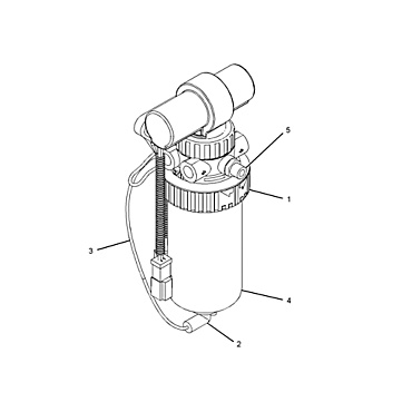 349-1063: Electric Priming Fuel Filter