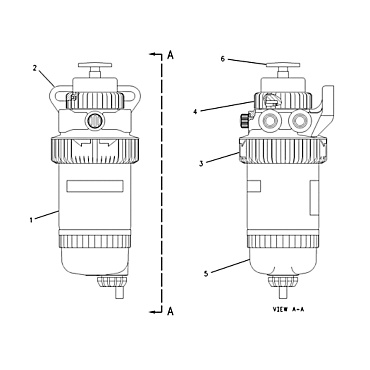 [1492683] 149-2683: Fuel Filter Water Separator